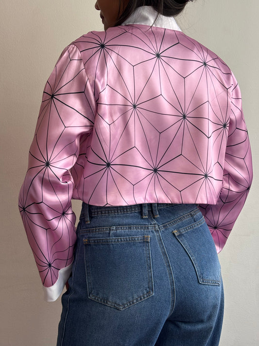 Chaqueta Brillo geométrico