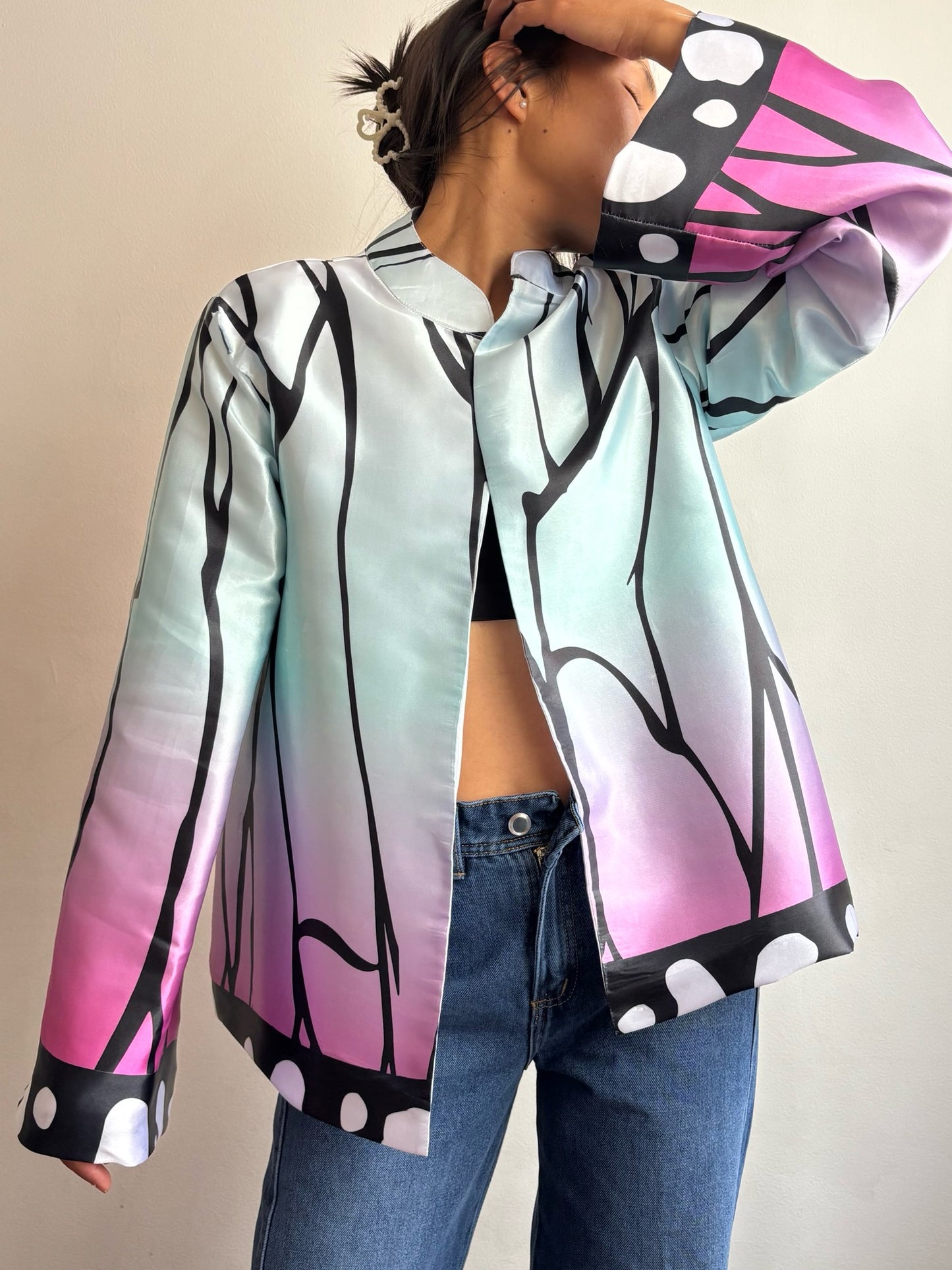 Chaqueta Mariposa corte largo