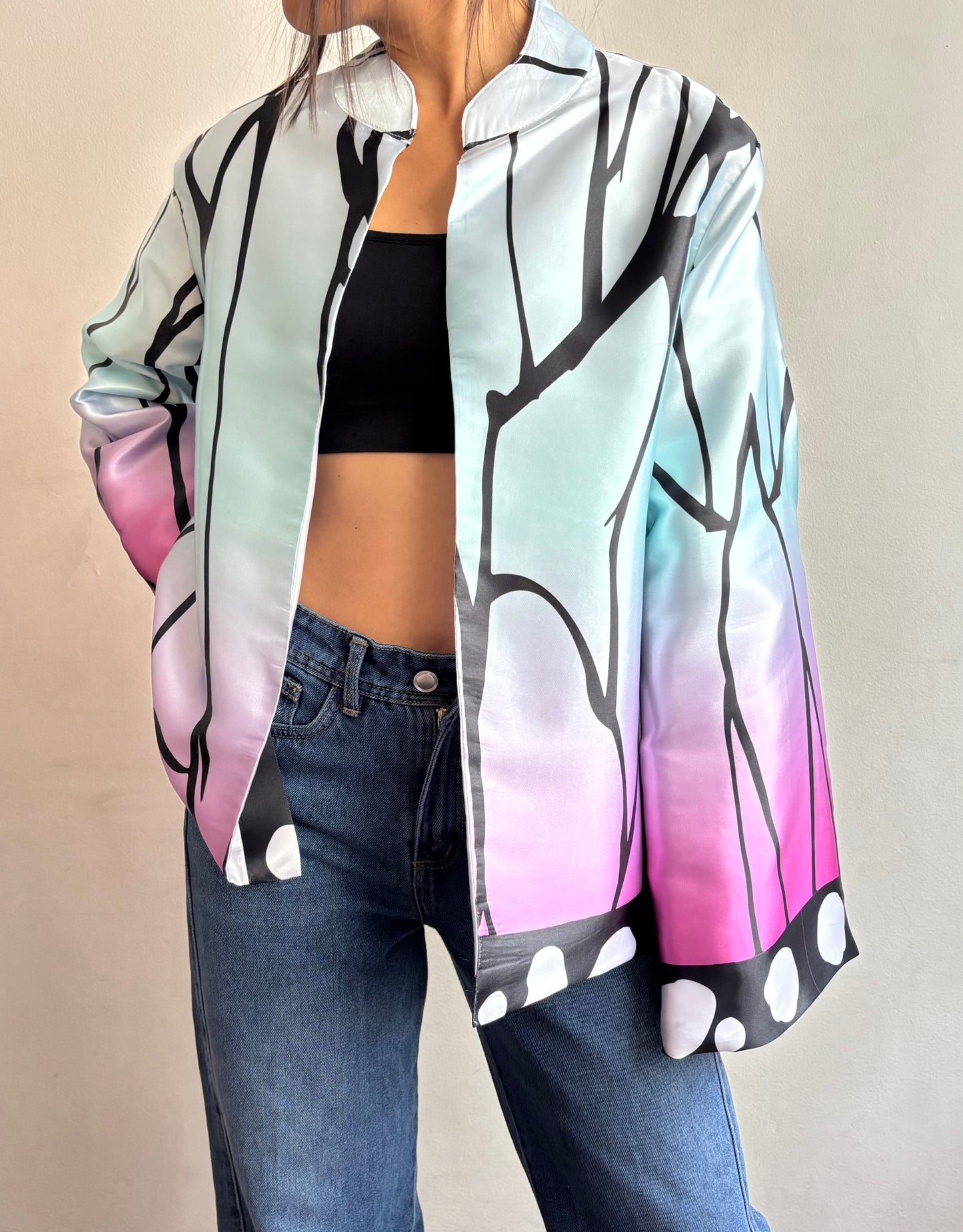 Chaqueta Mariposa corte largo